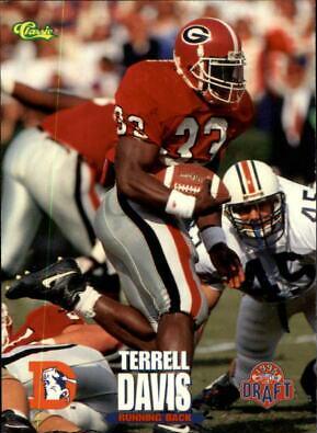 1995 Classic NFL Rookies Terrell Davis #54 card