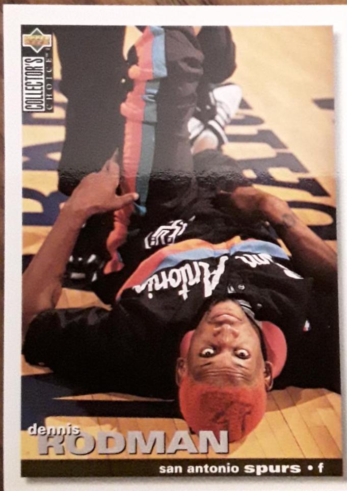 1995 Collector's Choice Dennis Rodman #10 card