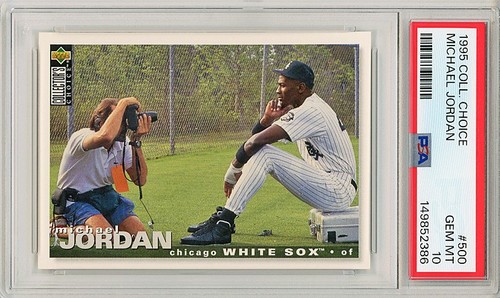 1995 Collector's Choice Michael Jordan #500 card