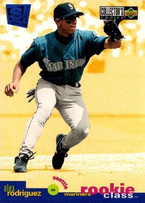 1995 Collector's Choice Se Alex Rodriguez #1 card