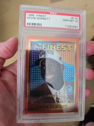 1995 Finest Kevin Garnett #115 card