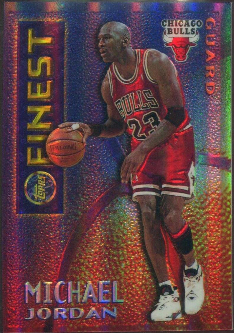 1995 Finest Mystery Michael Jordan [Borderless Refractor] #M1 card