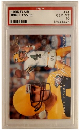 1995 Flair Brett Favre #74 card