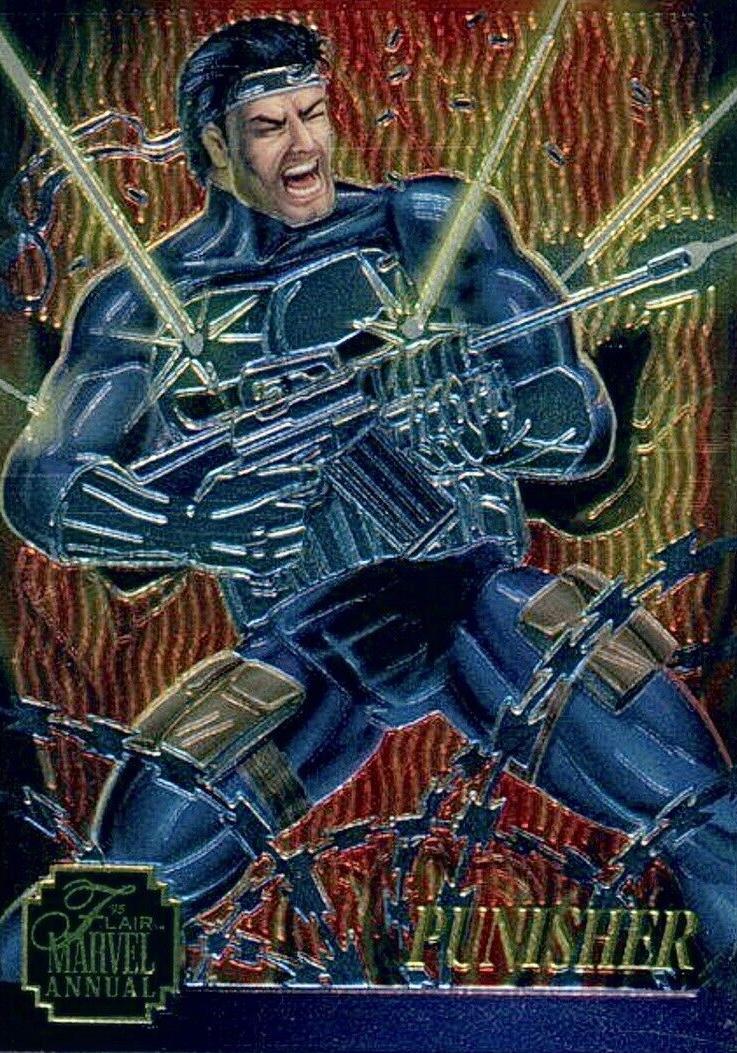 1995 Flair Chromium Punisher #9 card