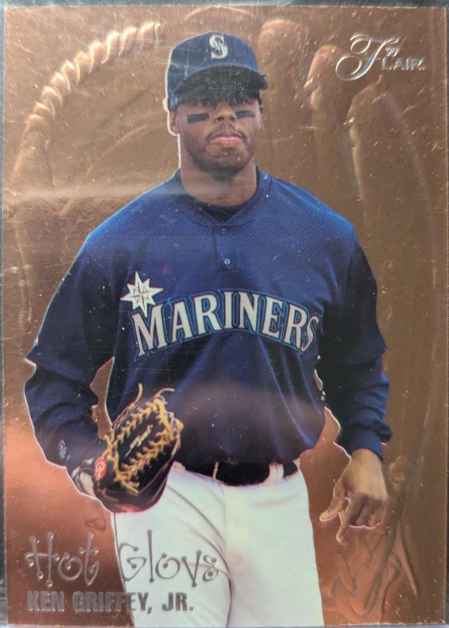 1995 Flair Hot Glove Ken Griffey Jr #3 card