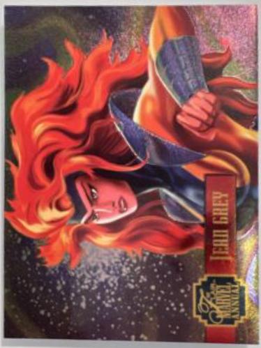 1995 Flair Power Blast Jean Grey #7 card