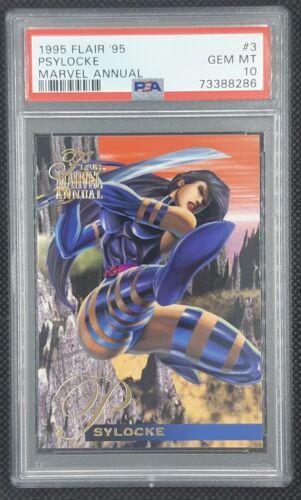 1995 Flair Psylocke #3 card