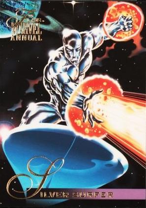 1995 Flair Silver Surfer #130 card