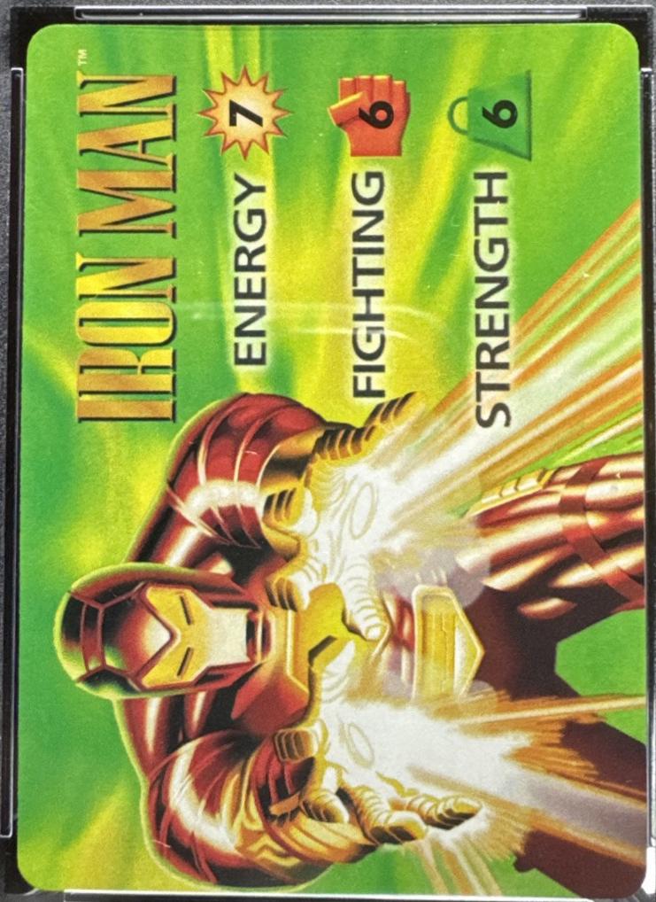 1995 Fleer Overpower Iron Man: Iron Man card