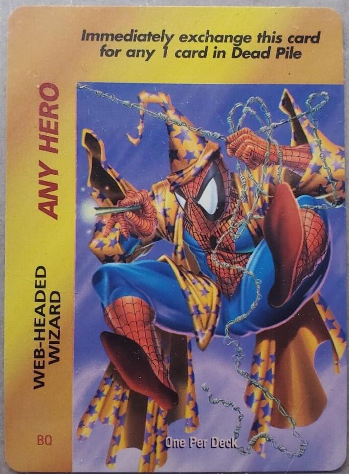 1995 Fleer Overpower Spider-Man: Web card