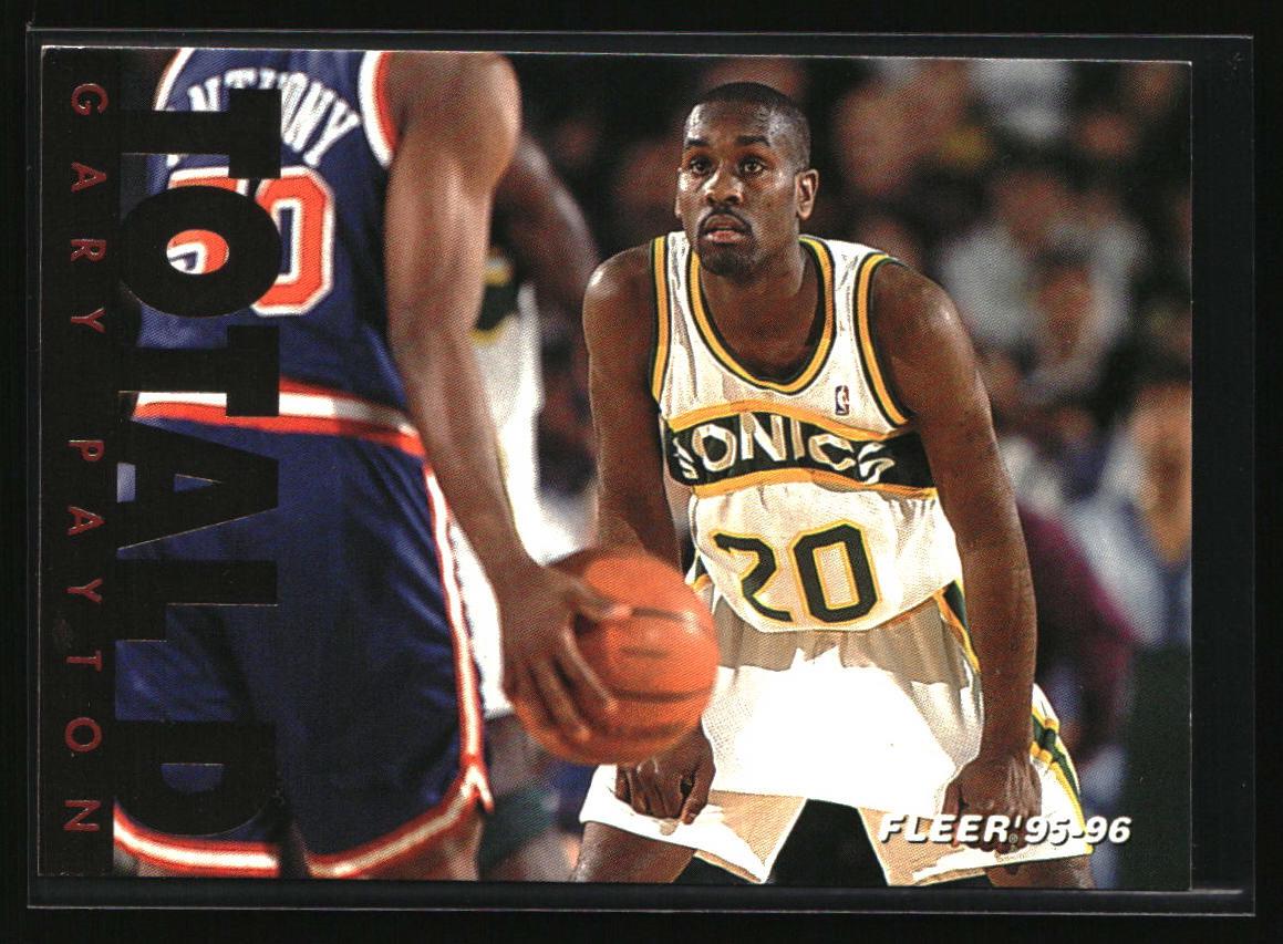 1995 Fleer Total D Gary Payton #8 card