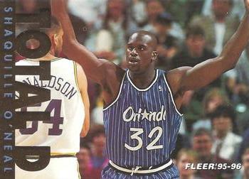 1995 Fleer Total D Shaquille O'neal #7 card