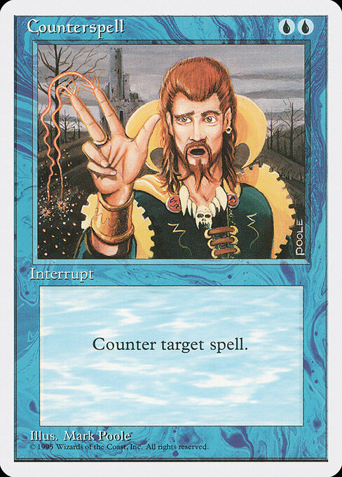 1995 Fourth Edition Counterspell #65 card