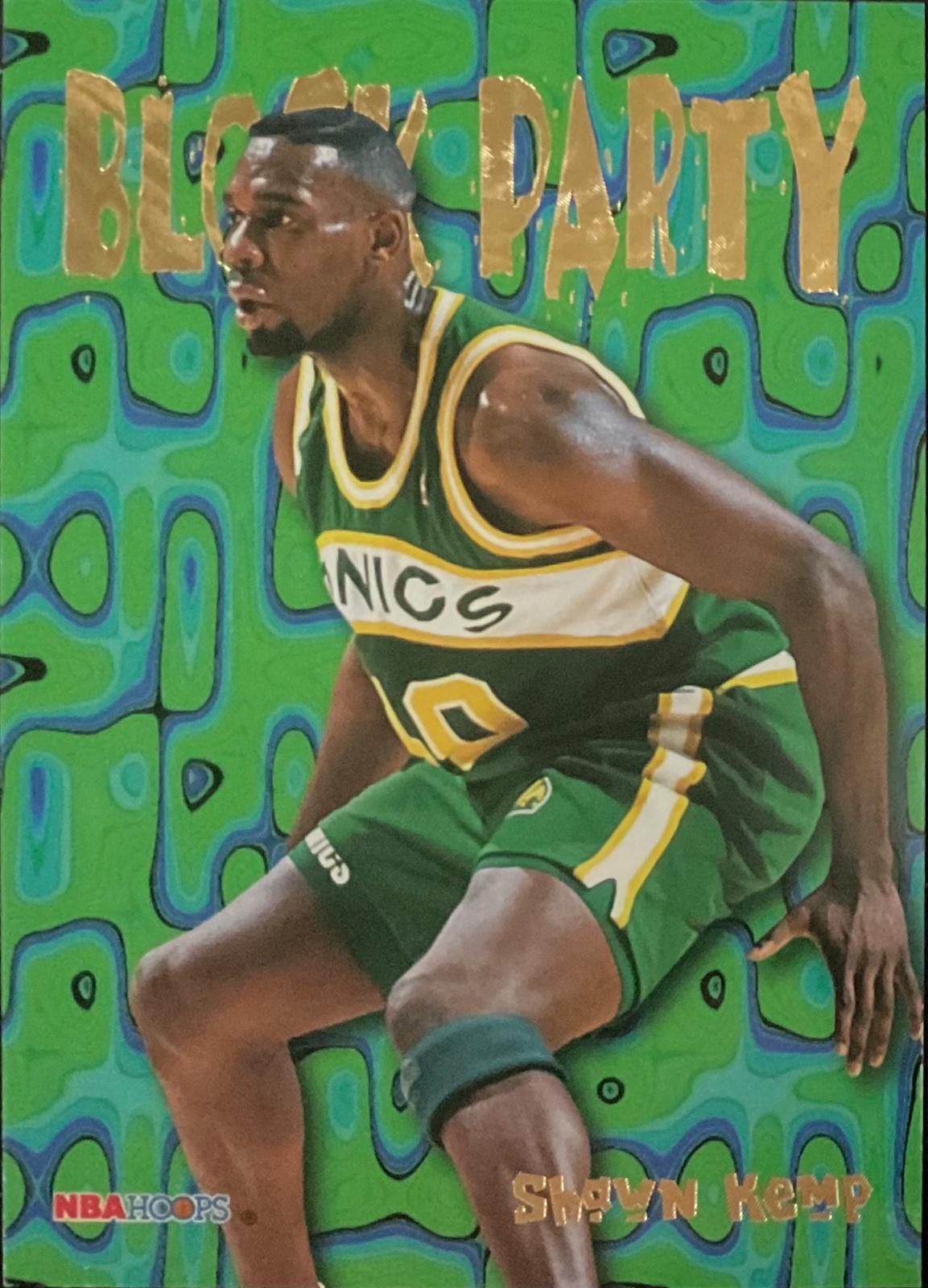 1995 Hoops Block Party Shawn Kemp #10 card