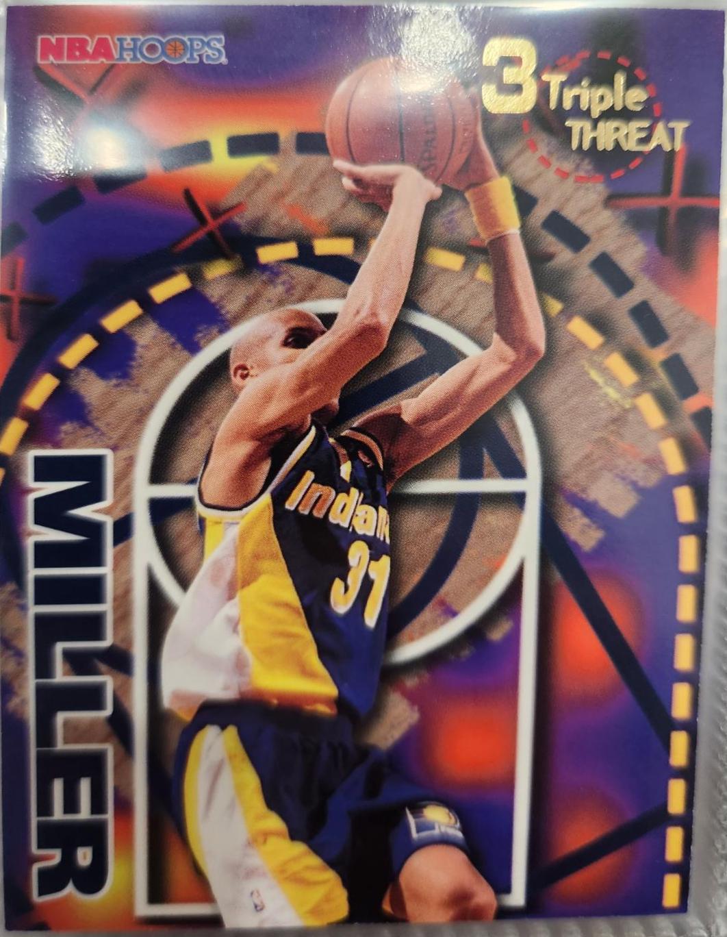 1995 Hoops Reggie Miller #245 card