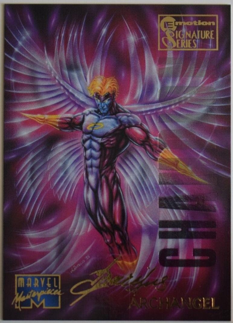 1995 Masterpieces Archangel [Emotion Signature] #5 card