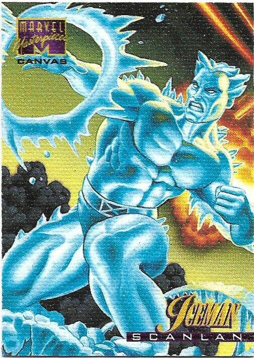 1995 Masterpieces Canvas Iceman #10 card