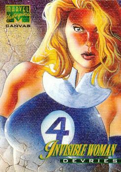 1995 Masterpieces Canvas Invisible Woman #11 card