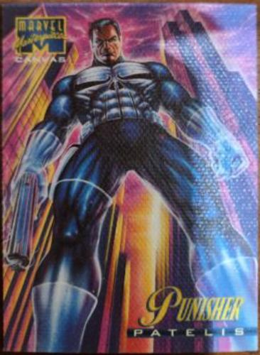 1995 Masterpieces Canvas Punisher #17 card