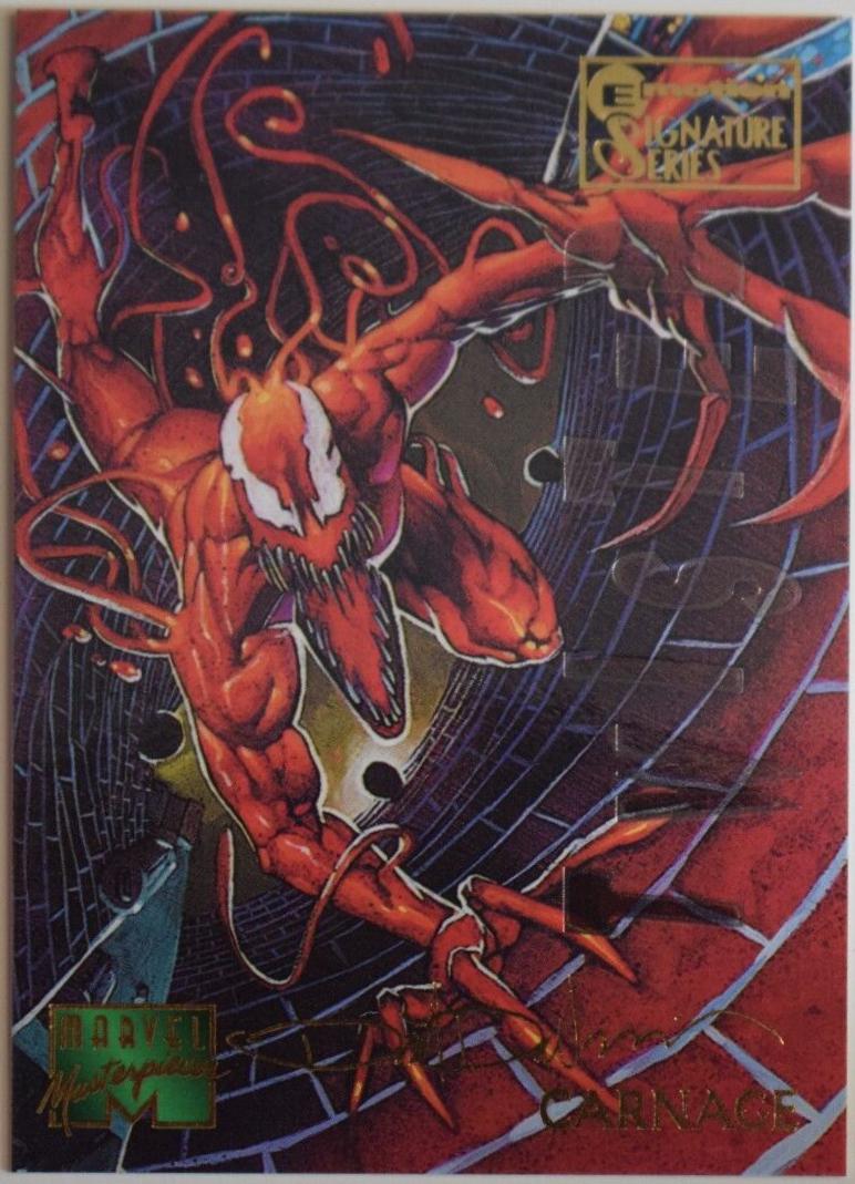 1995 Masterpieces Carnage [Emotion Signature] #19 card
