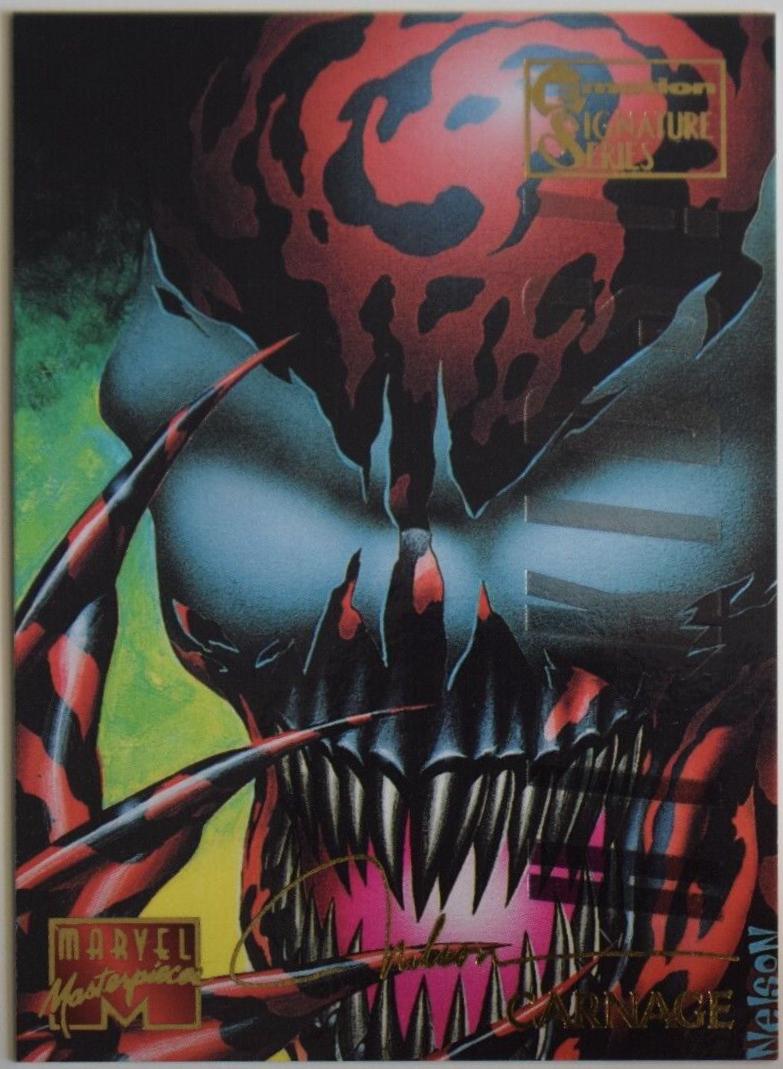 1995 Masterpieces Carnage [Emotion Signature] #20 card