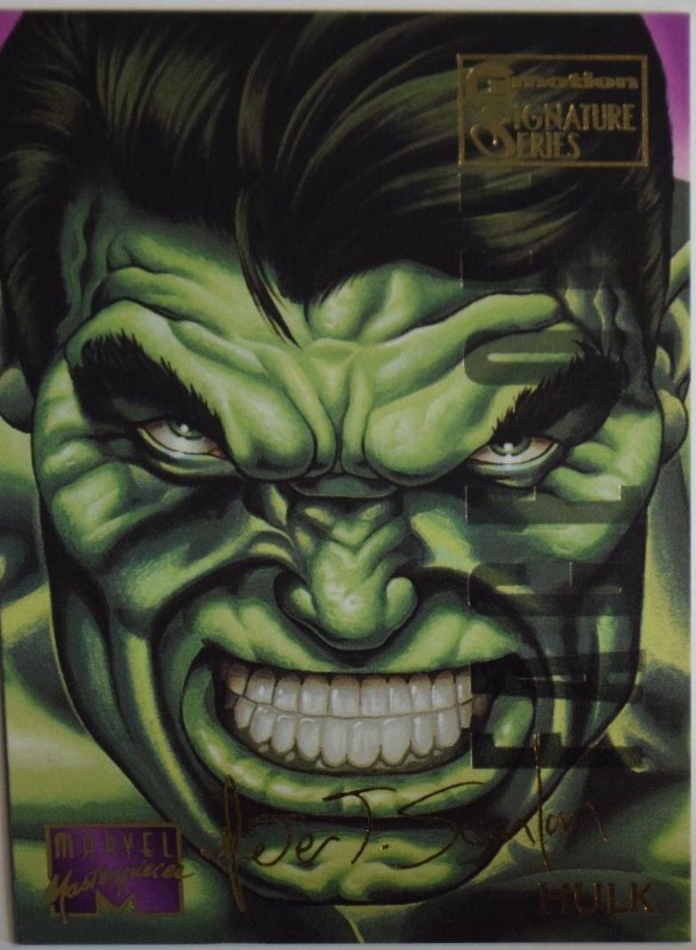 1995 Masterpieces Hulk [Emotion Signature] #42 card