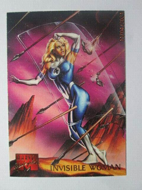 1995 Masterpieces Invisible Woman #49 card