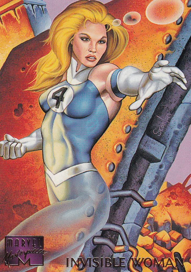 1995 Masterpieces Invisible Woman #51 card