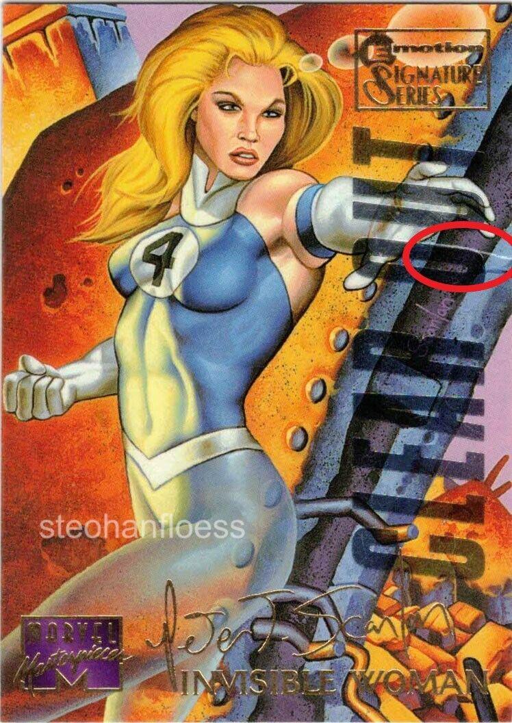 1995 Masterpieces Invisible Woman [Emotion Signature] #51 card