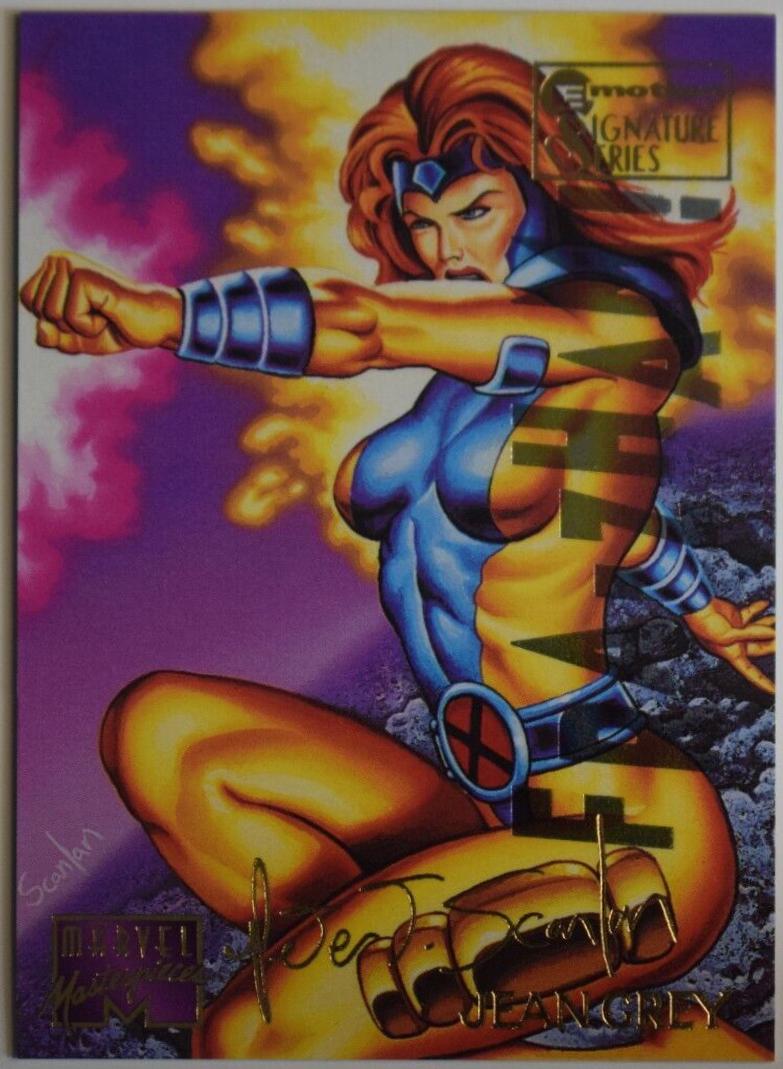 1995 Masterpieces Jean Grey [Emotion Signature] #57 card