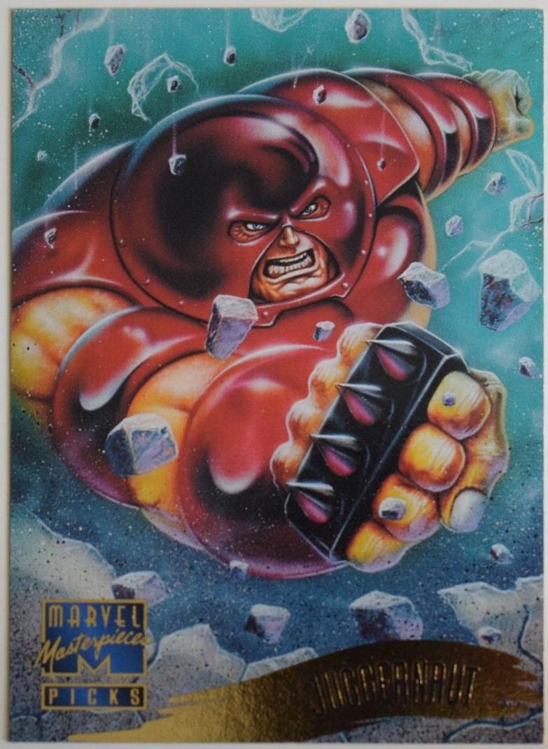 1995 Masterpieces Juggernaut #128 card