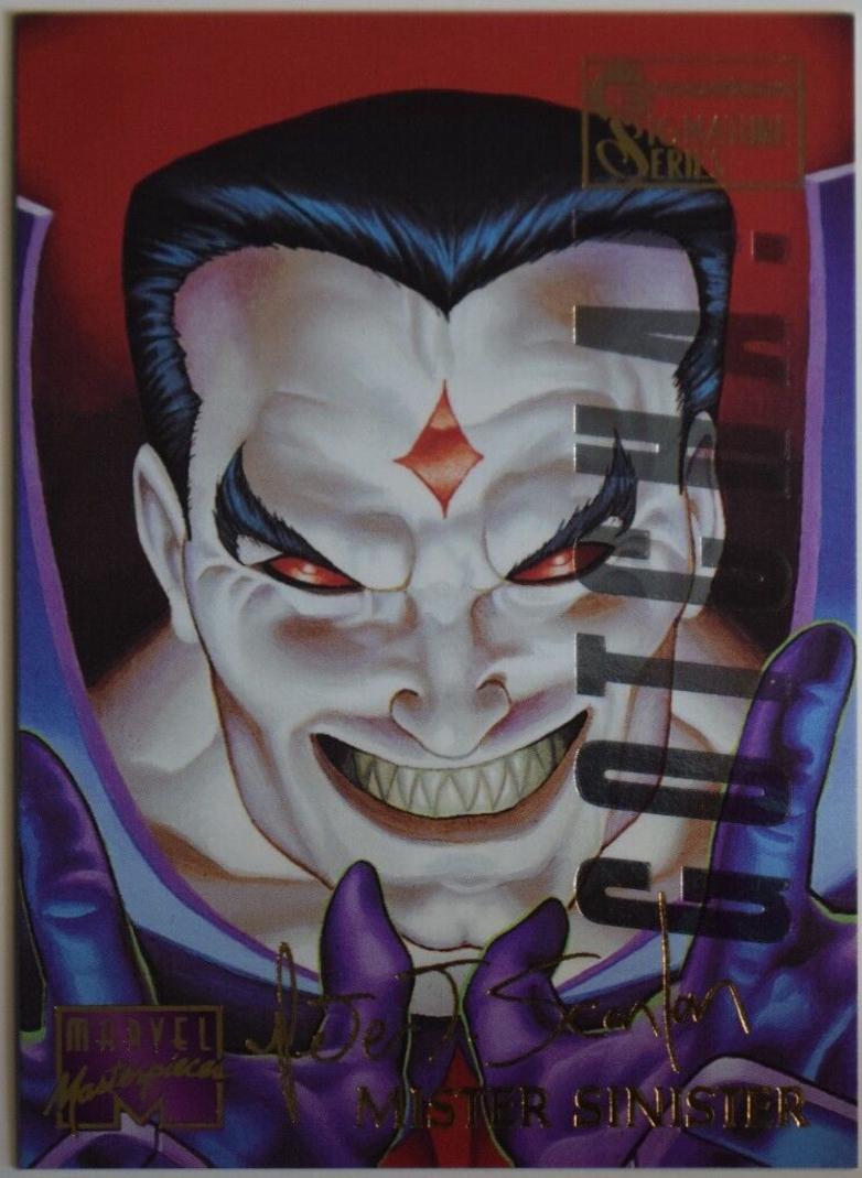 1995 Masterpieces Mister Sinister [Emotion Signature] #69 card