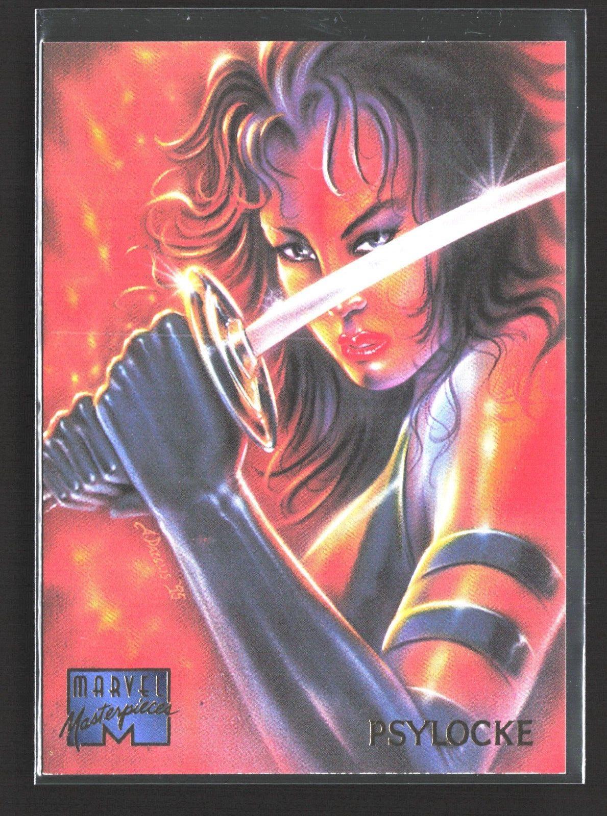1995 Masterpieces Psylocke #77 card
