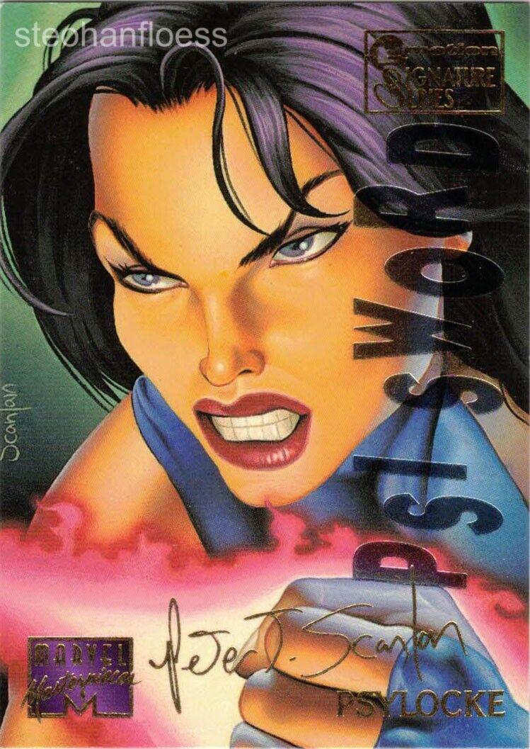 1995 Masterpieces Psylocke [Emotion Signature] #78 card