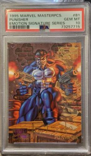 1995 Masterpieces Punisher #81 card