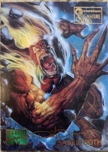1995 Masterpieces Sabretooth [Emotion Signature] #85 card