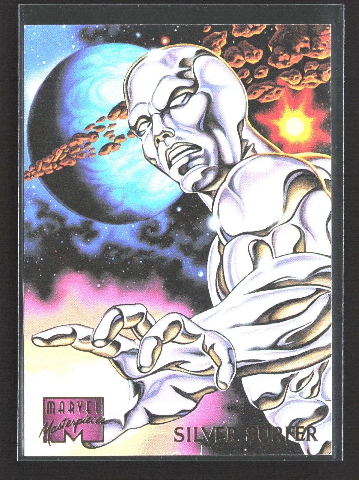 1995 Masterpieces Silver Surfer #90 card