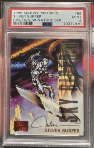 1995 Masterpieces Silver Surfer [Emotion Signature] #89 card