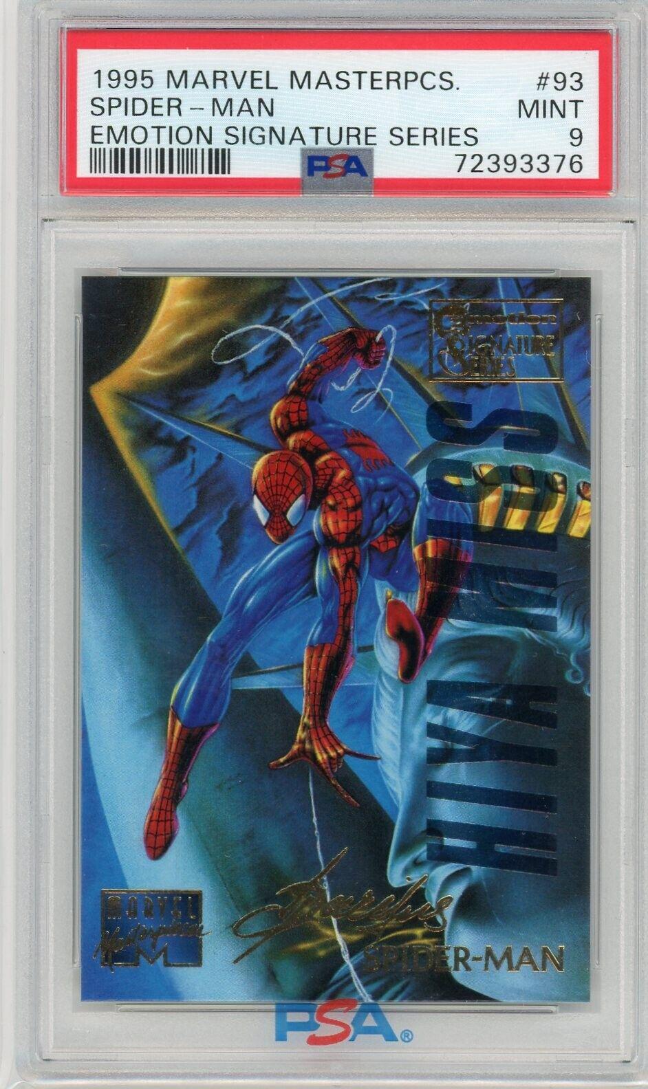 1995 Masterpieces Spider-Man [Emotion Signature] #93 card