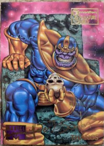 1995 Masterpieces Thanos [Emotion Signature] #99 card