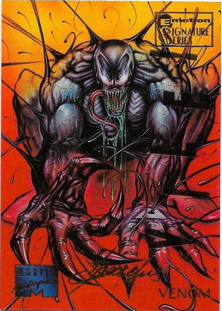 1995 Masterpieces Venom [Emotion Signature] #107 card