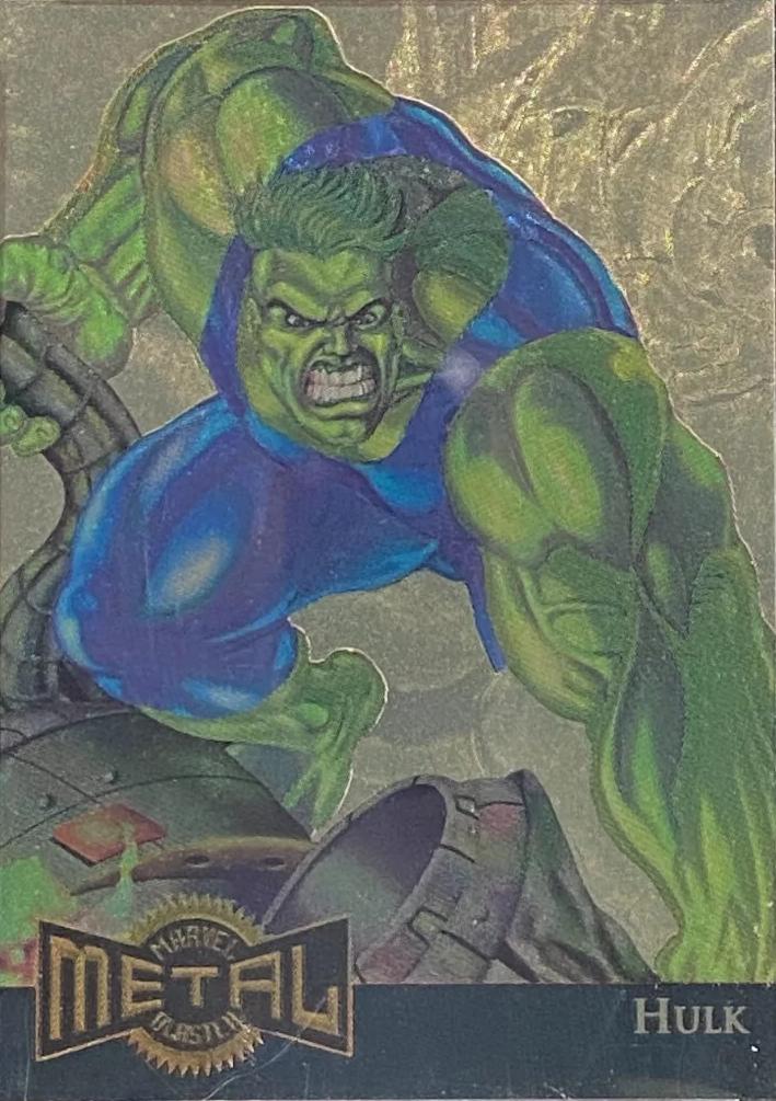 1995 Metal Blaster Hulk [Gold] #5 card