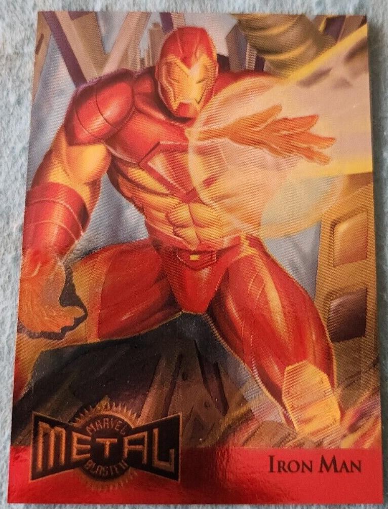 1995 Metal Blaster Iron Man #7 card