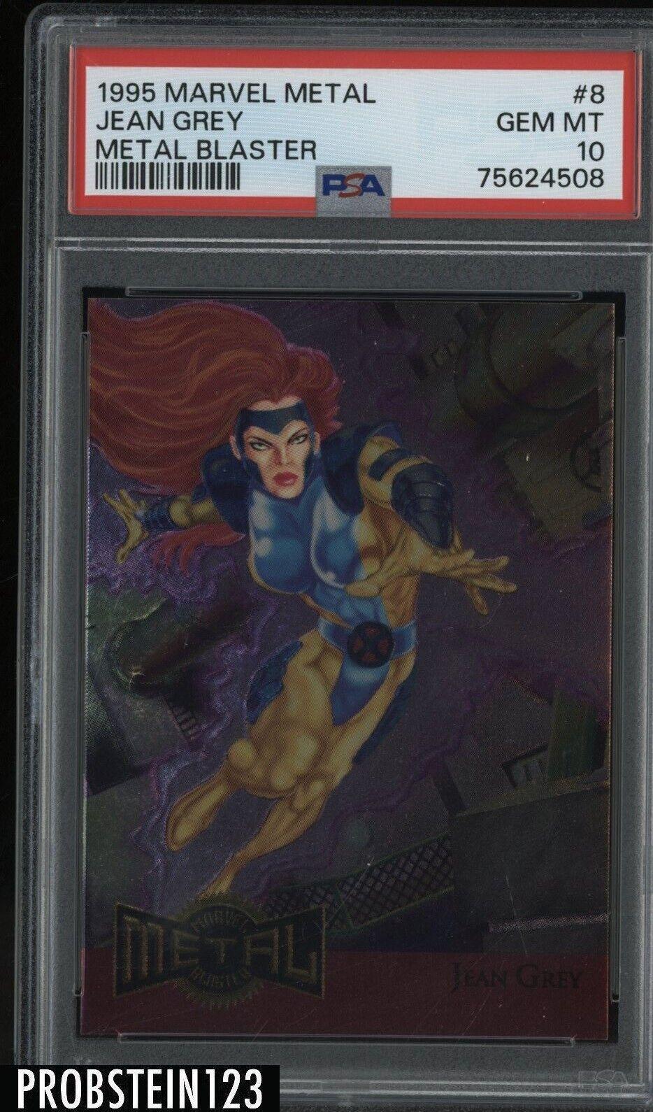 1995 Metal Blaster Jean Grey #8 card