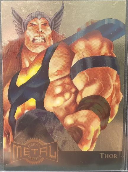 1995 Metal Blaster Thor [Gold] #15 card