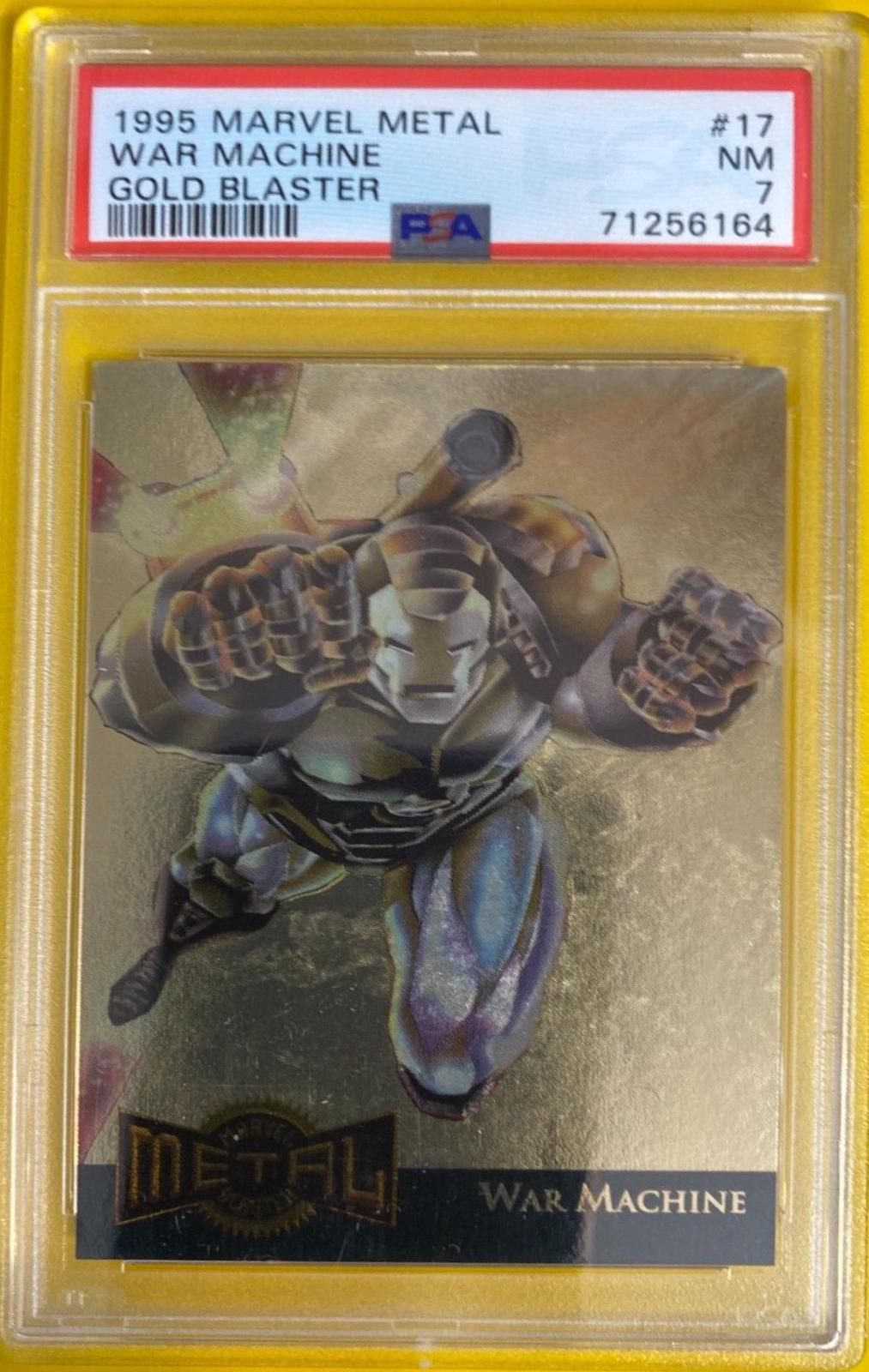 1995 Metal Blaster War Machine [Gold] #17 card