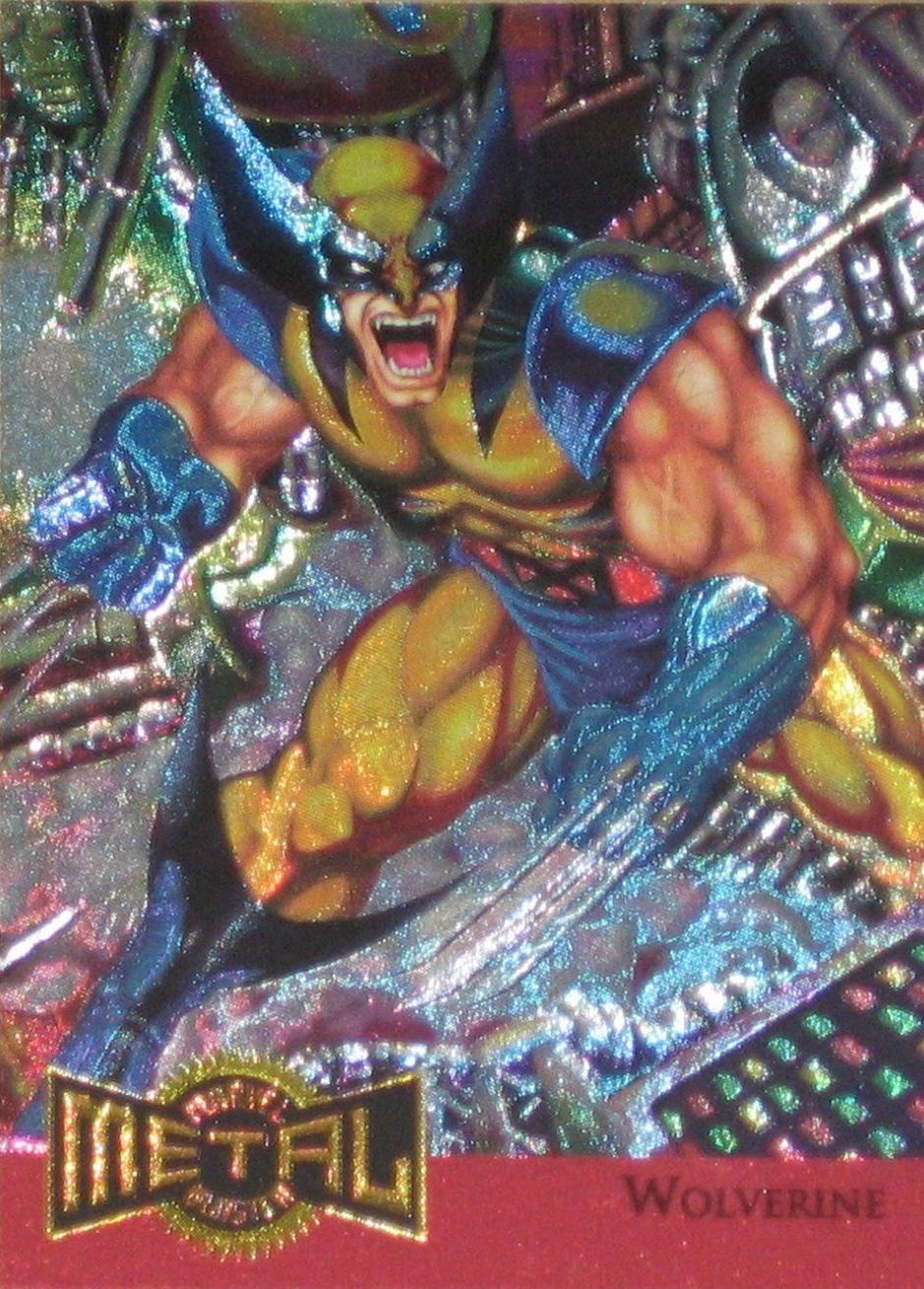 1995 Metal Blaster Wolverine #18 card
