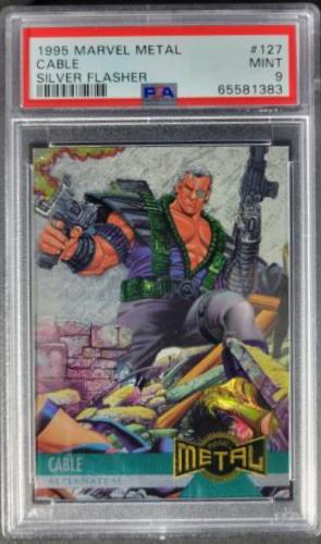 1995 Metal Cable [Silver Flasher] #127 card