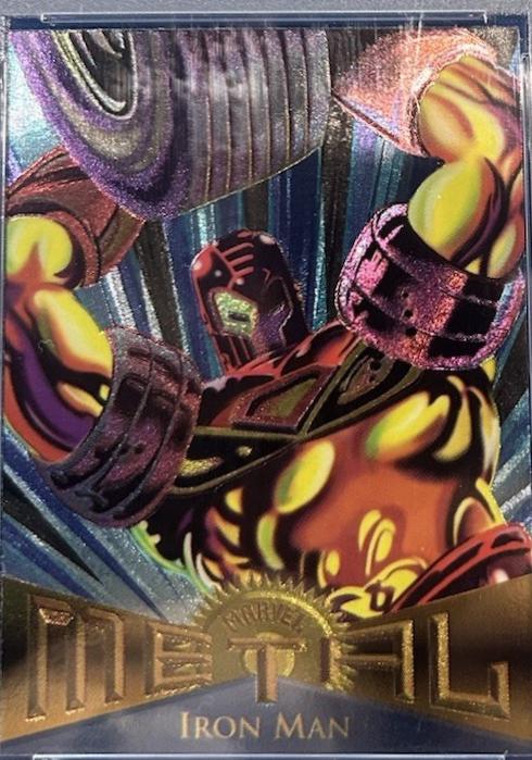 1995 Metal Iron Man [Promo Hand Cut] card