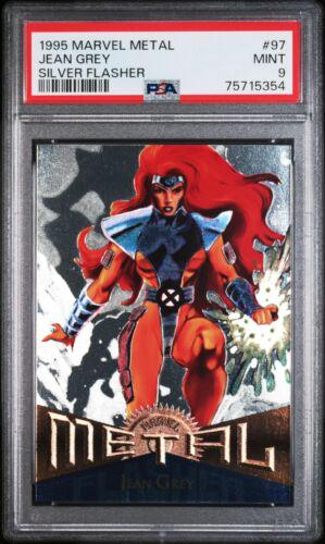 1995 Metal Jean Grey [Silver Flasher] #97 card
